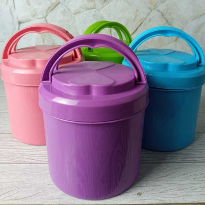 RANTANG PLASTIK 3 SEKAT TERBARU WUYI/RANTANG BULAT SAMYANG HAJATAN MURAH WADAH TEMPAT PENYIMPANAN BE