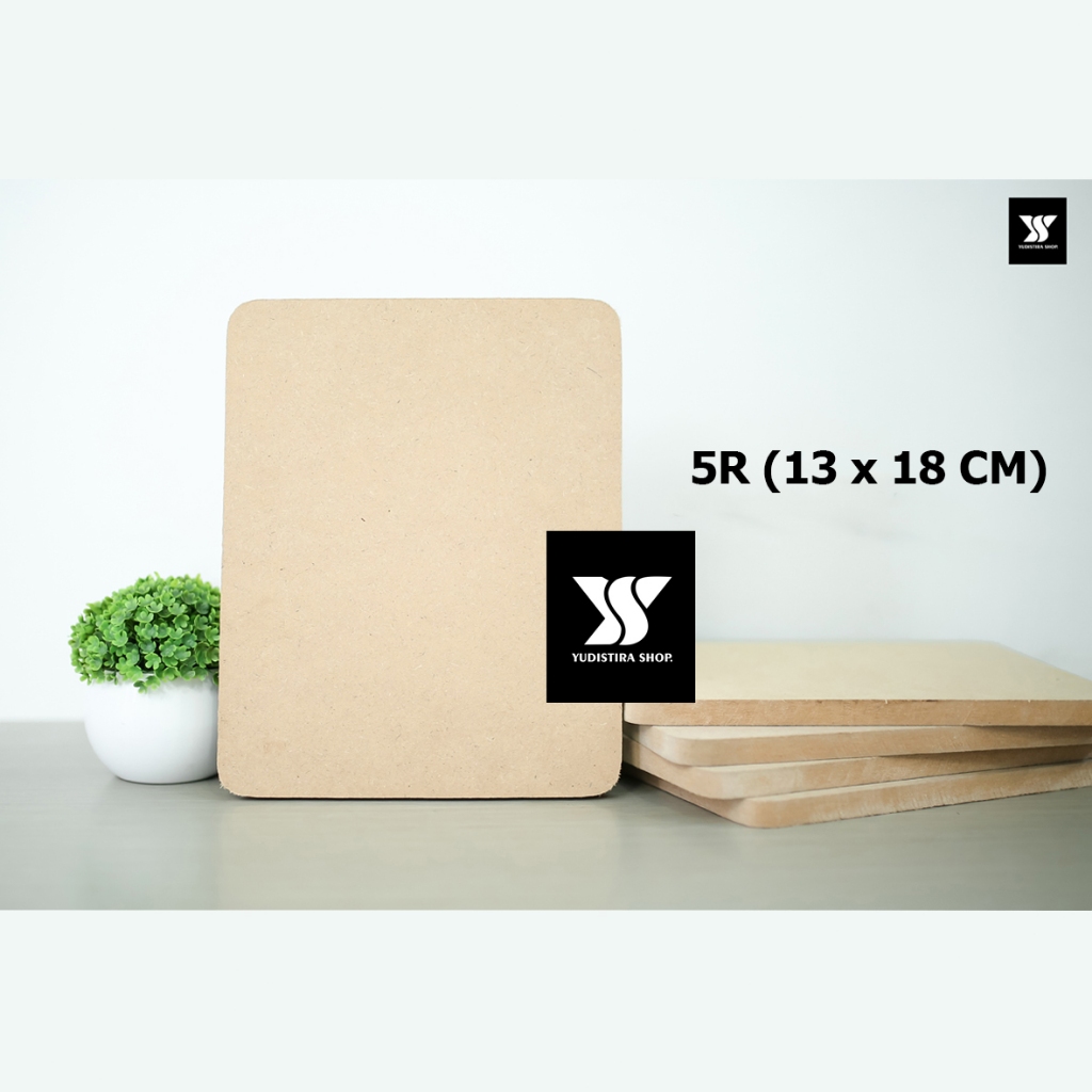 PAPAN MDF/MDF/KAYU/MDF COKLAT 12Mm/ 12Mm/13x18cm/5r