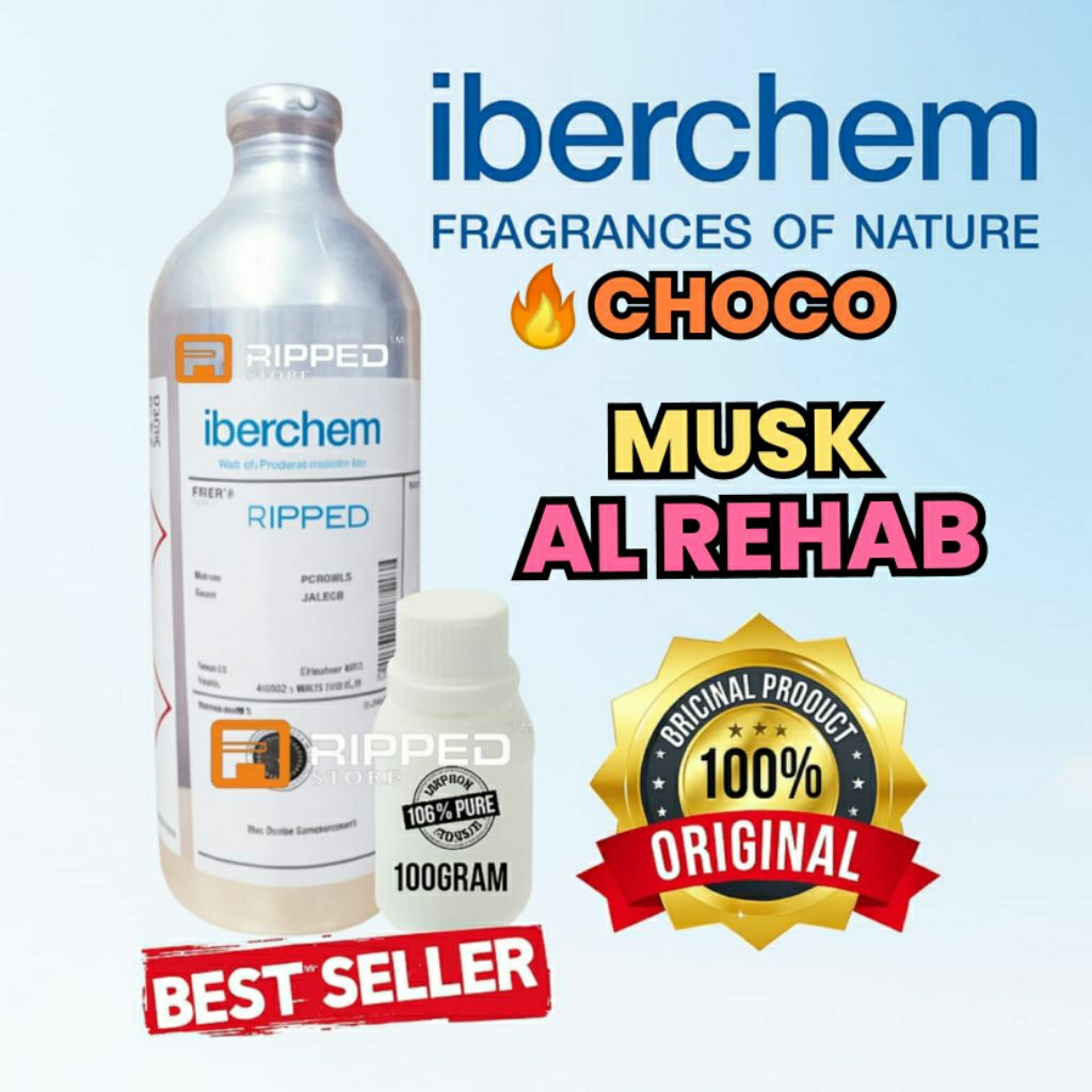Bibit Parfum Murni 100ml Choco Musk || Original Iberchem