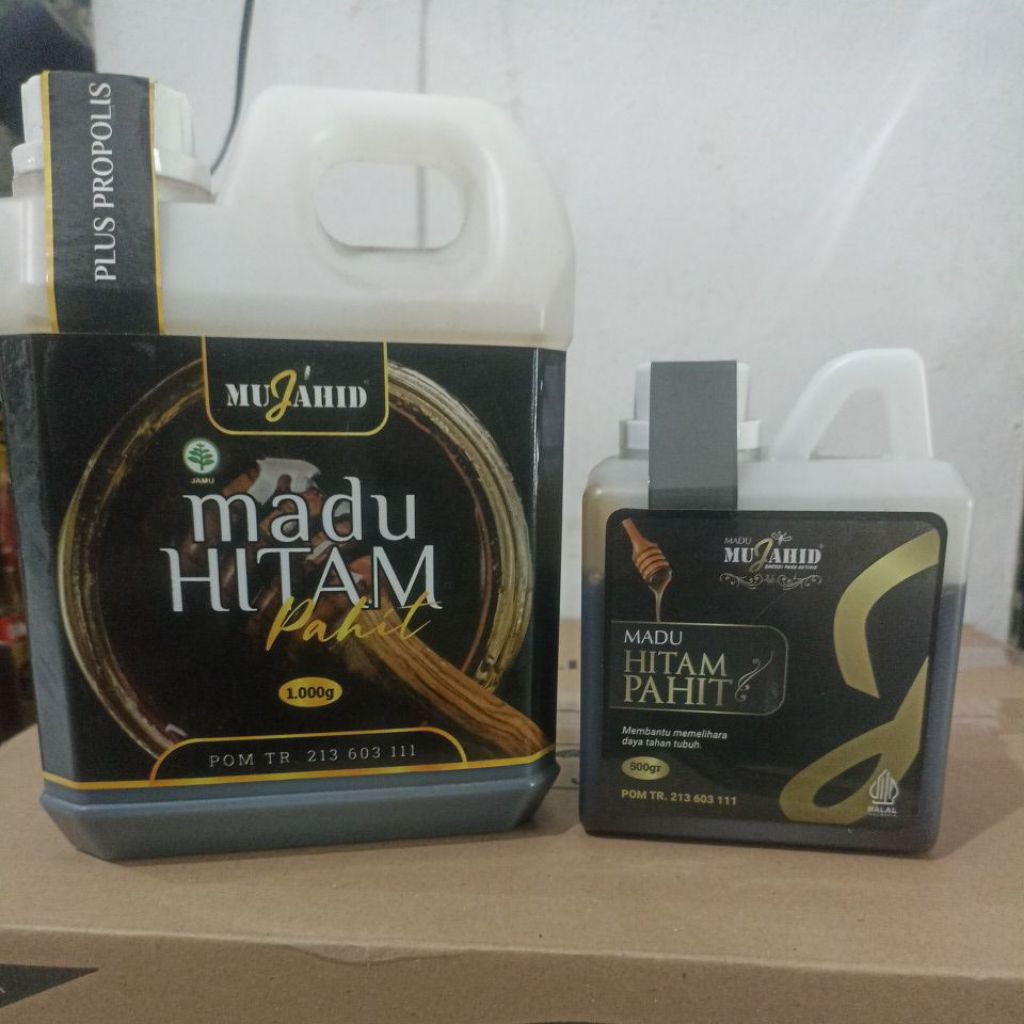Madu Pahit Super Mujahid 1 kg . Madu Hitam Super Mujahid 1 kg Madu Pahit Mujahid 500 gr Madu Pahit 5