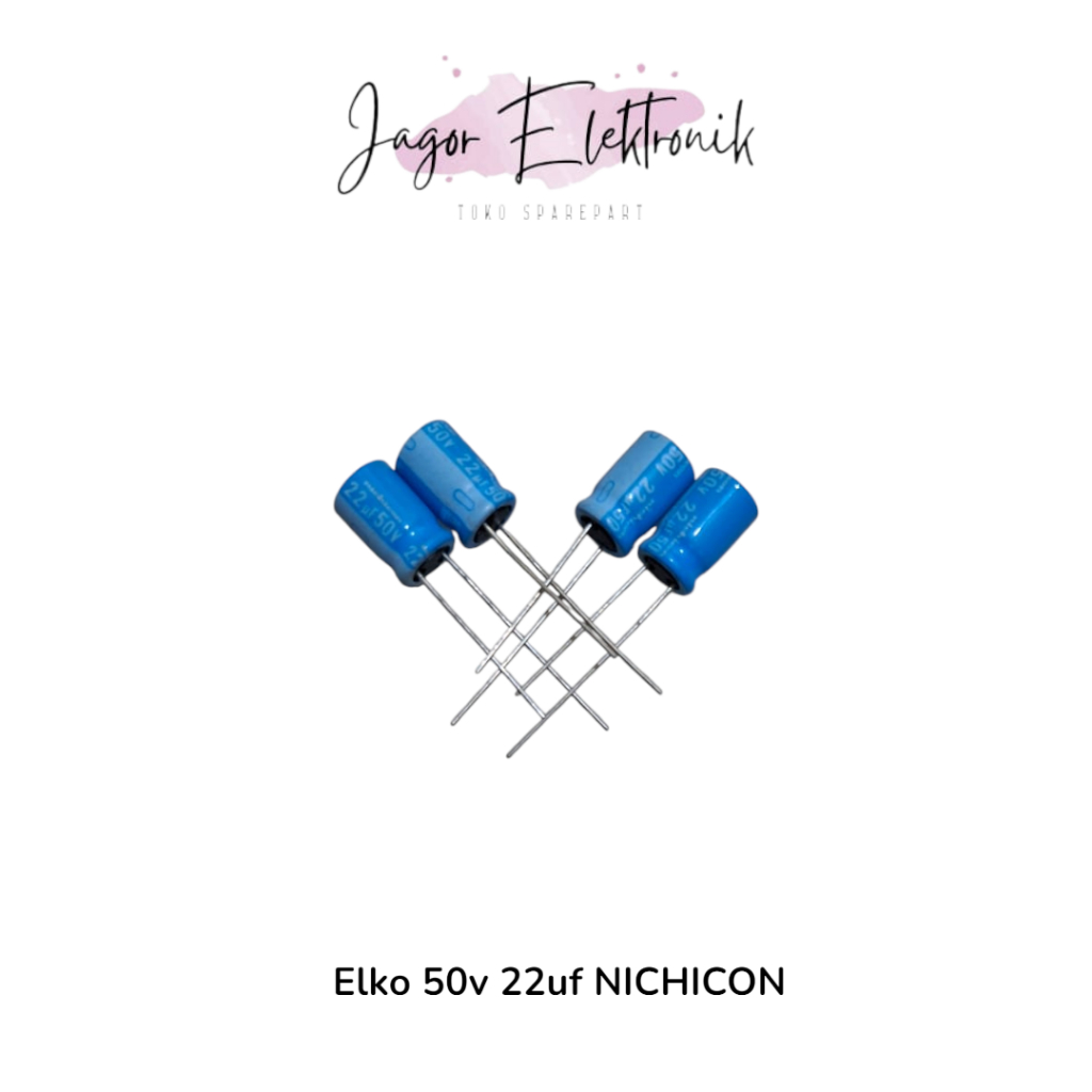 20Pcs - Elko 50v 22uf NICHICON