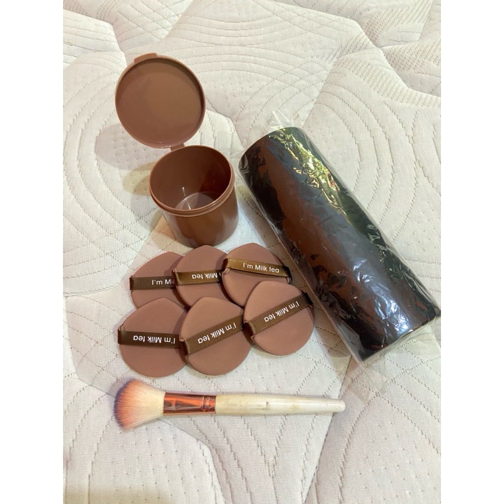 [PRELOVED] Brush, tempat brush dan spon