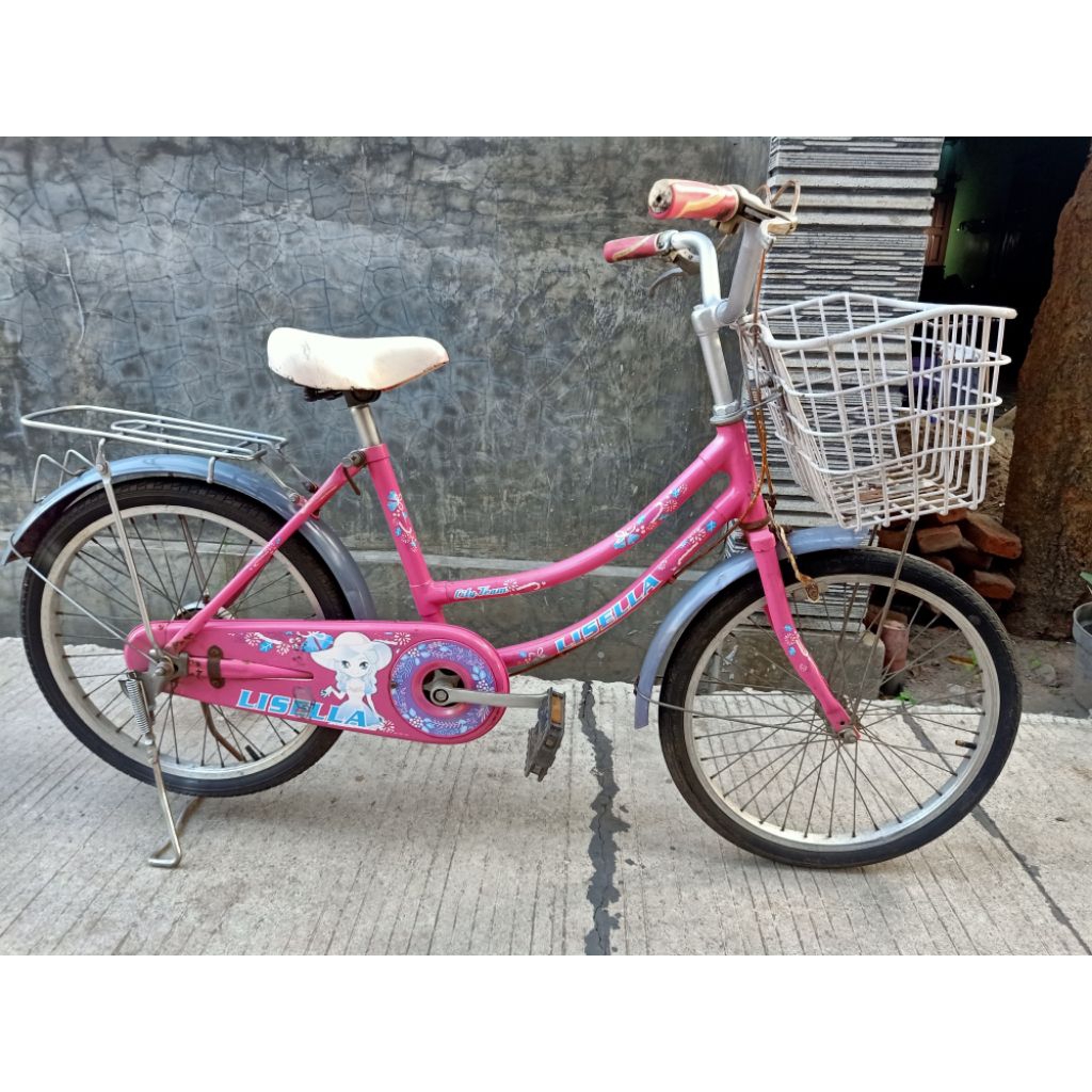 SEPEDA ANAK UKURAN 20 CEWEK SEKEN