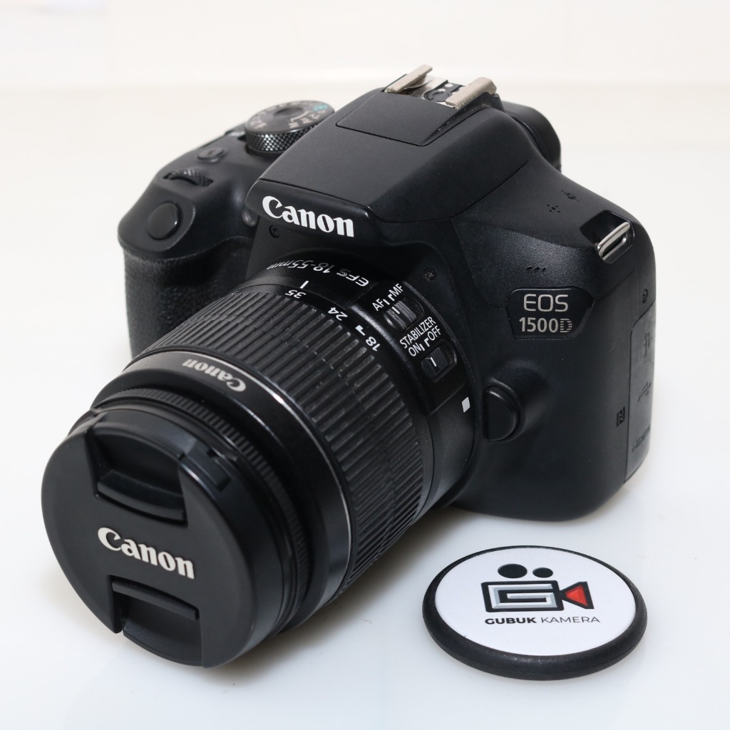 [GUBUK KAMERA] CANON 1500D KIT 18-55MM IS II ORIGINAL NORMAL MULUS MURAH (SECOND)