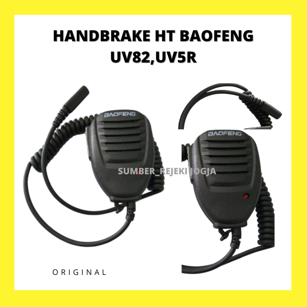 Handbrake mic HT Baofeng Mic External BF UV82 UV5R