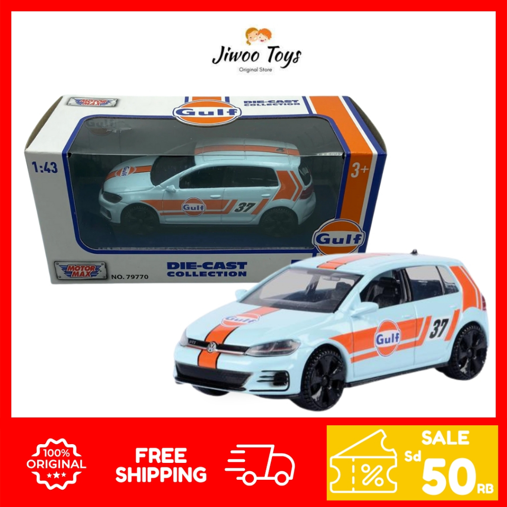 Motormax Diecast Car Gulf Volkswagen 1:43 79772