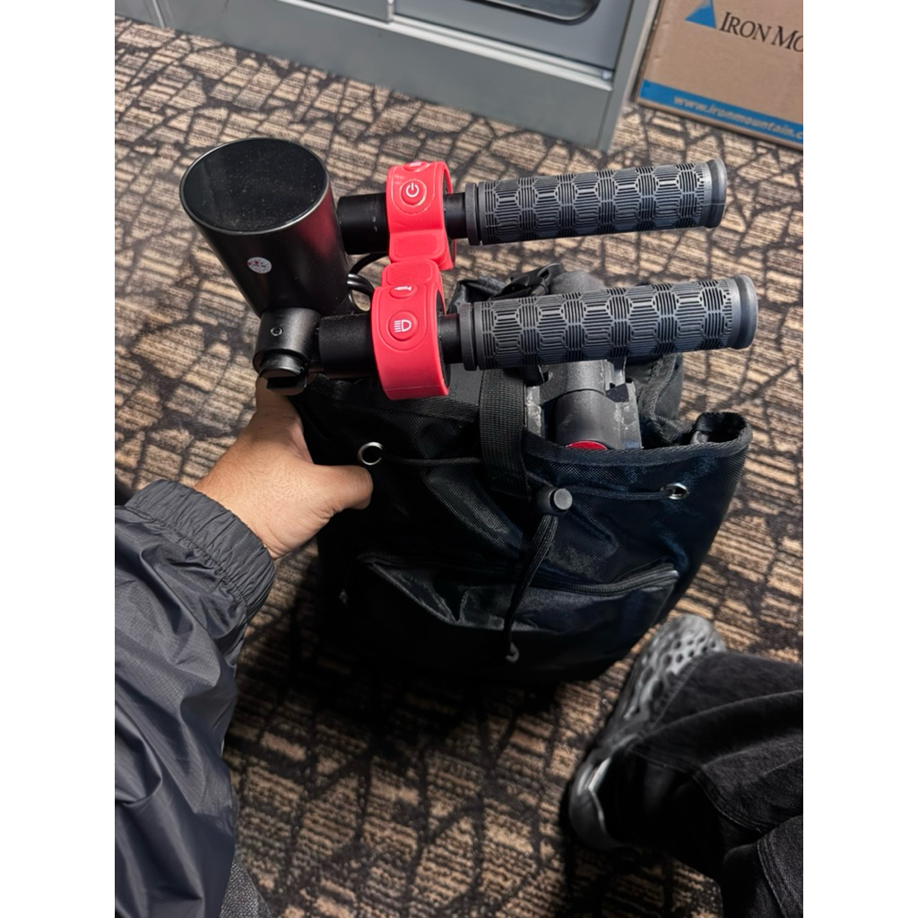 HX X6 Electric Scooter Backpack Mini Foldable Skuter