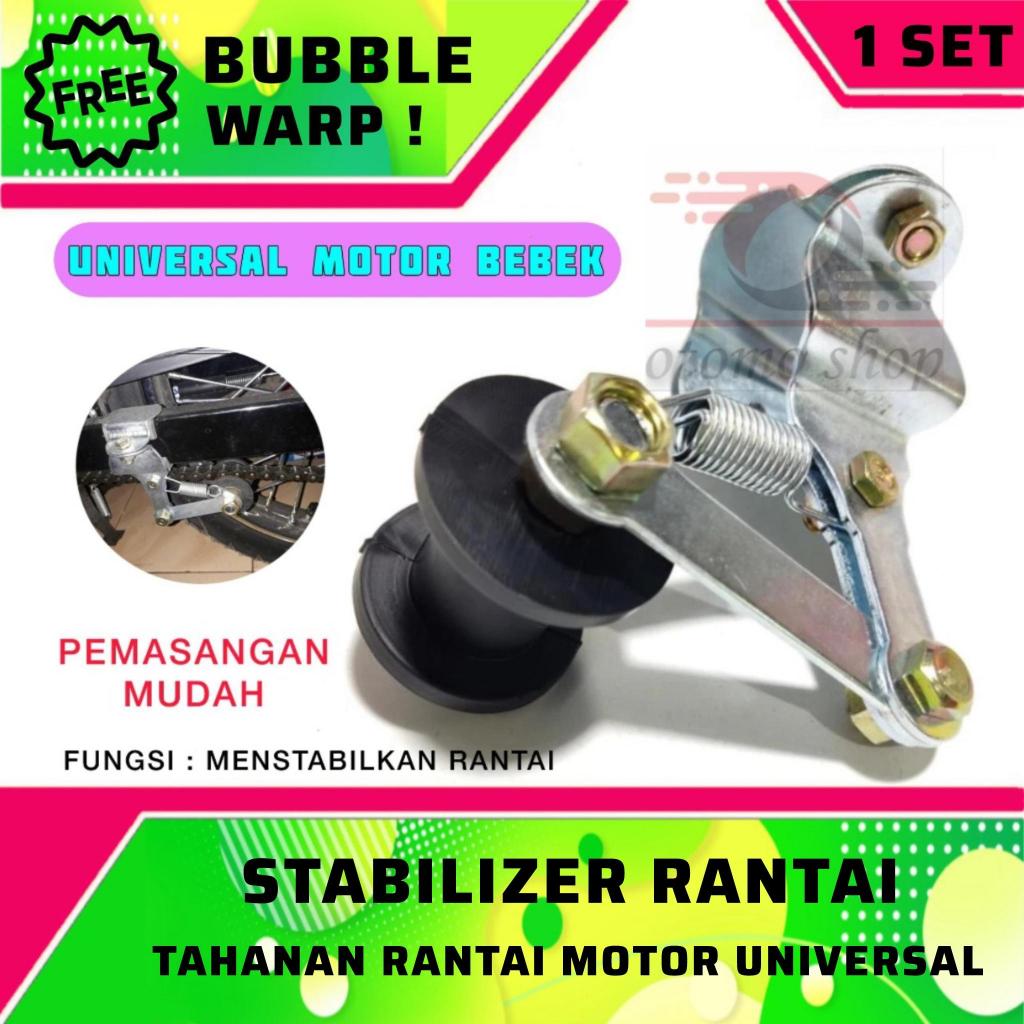 Stabilizer Rantai Motor Besi /  Tensioner Rantai Arm Bebek Universal  motor bebek Supra-X 125 FI Rev
