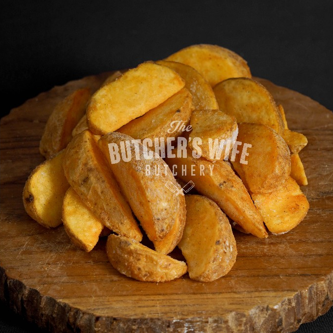 MCCAIN SPICY WEDGES 2,5 KG /MCCAIN FRENCH FRIES SPICY WEDGES / KENTANG GORENG MCCAIN SPICY WEDGES