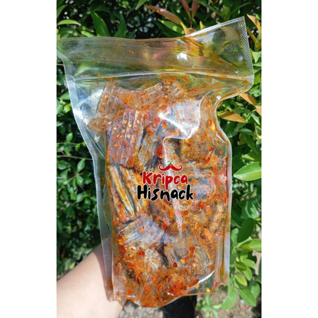 KERUPUK JENGKOL PEDAS 250 GR