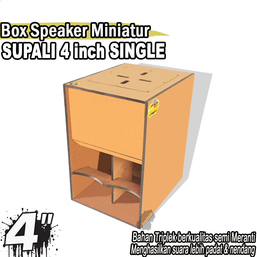 Box Speaker Miniatur Supali 4 Inch