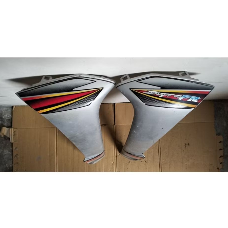 Sayap Luar Supra Fit New Silver Ori Bekas Copotan