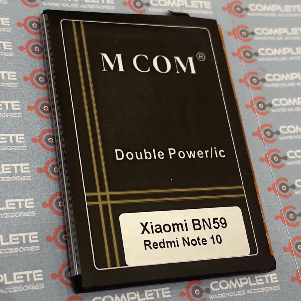 BATERAI REDMI BN59 BN 59 BN-59 BATERAI REDMI NOTE 10 MCOM DOUBLE POWER 5000 MAH