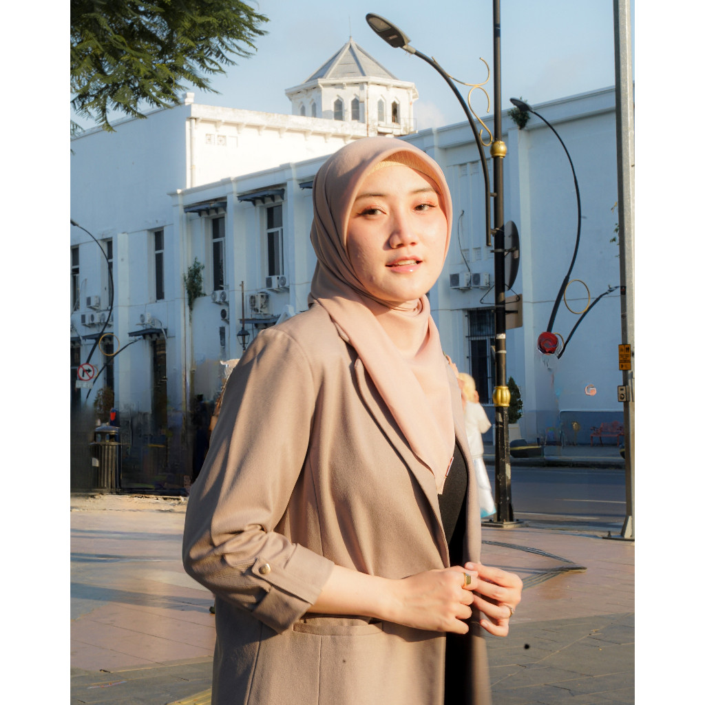 LeshaMysha - Jilbab Voal Superfine Ori Grade A  - Talla Scarf - Seri Warna 1