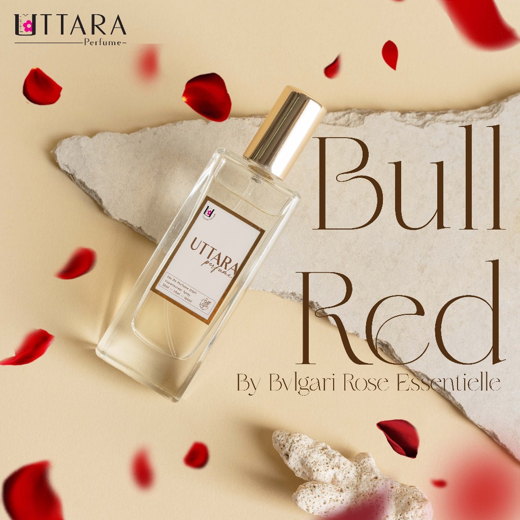 Uttara Parfum BULL RED ( ROSE ESSENTIELE ) 30ml / 50ml / 100ml