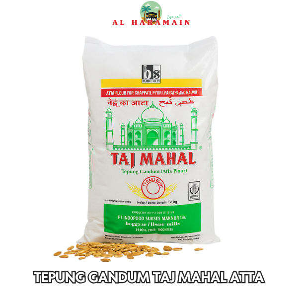 Tepung Gandum Taj Mahal Atta Flour 2 Kg Termurah Berkualitas Original 100% | Tepung Untuk Roti