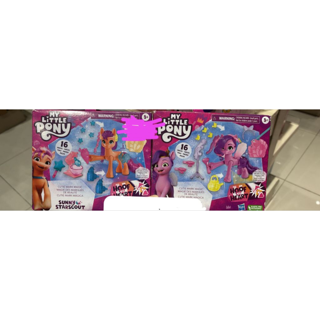 mainan pajangan my little pony sunny starscout figure playset cutie mark magic hoof to heart