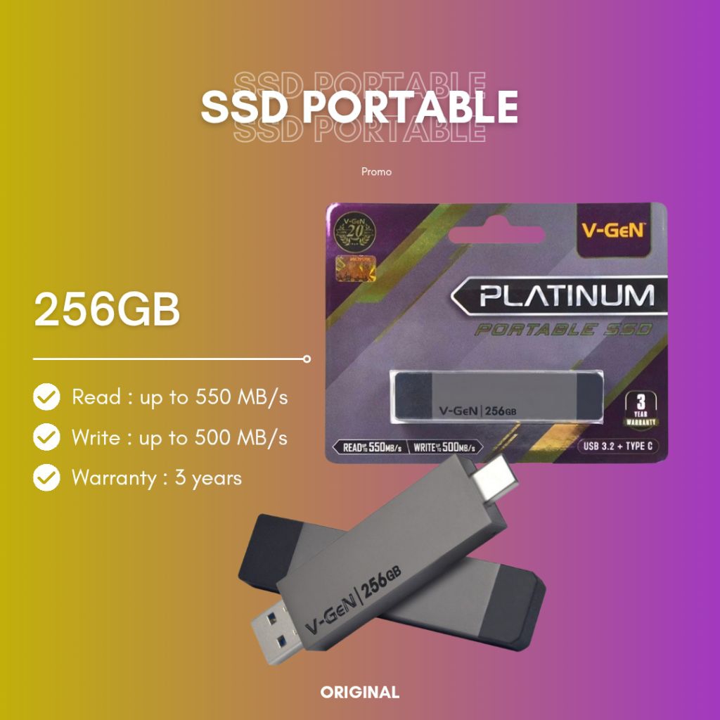 V-GeN SSD Portable 256GB VGEN