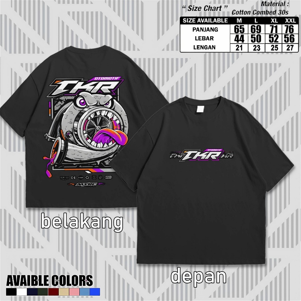 KAOS | TSHIRT | BAND | TKR OTOMOTIF | Riseparty Tshirt