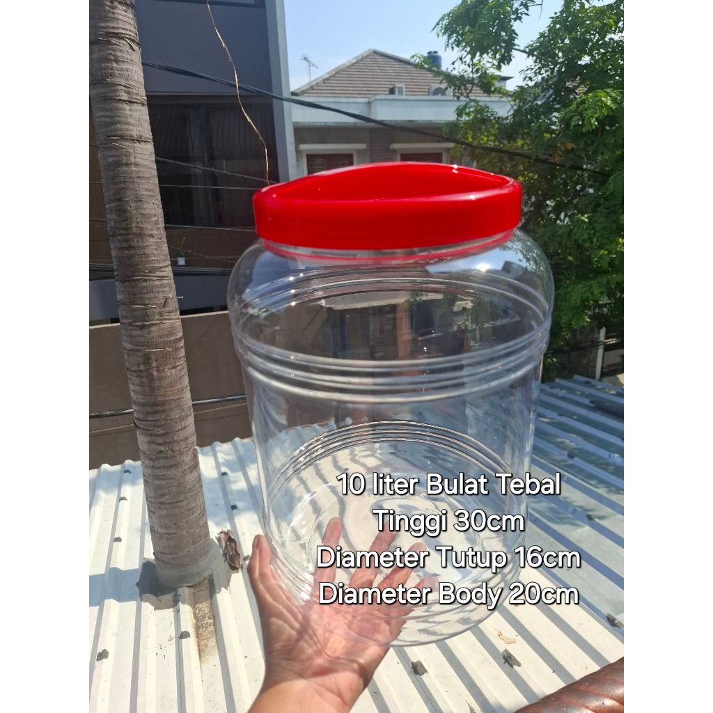 TOPLES PLASTIK KOTAK & BULAT 10 LITER TEBAL