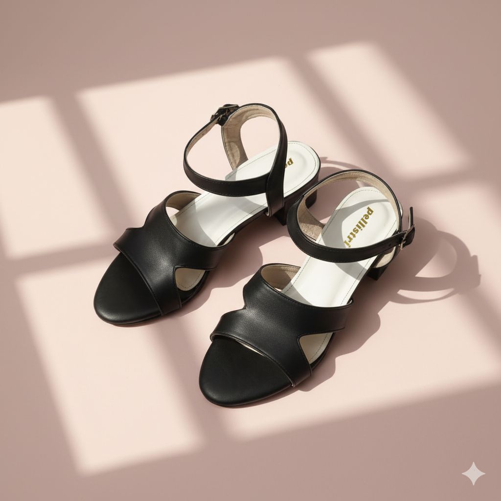 Sandal Wanita Hak 3 cm | Sandal Wanita Heels Mules Hak 3 Cm Syafira