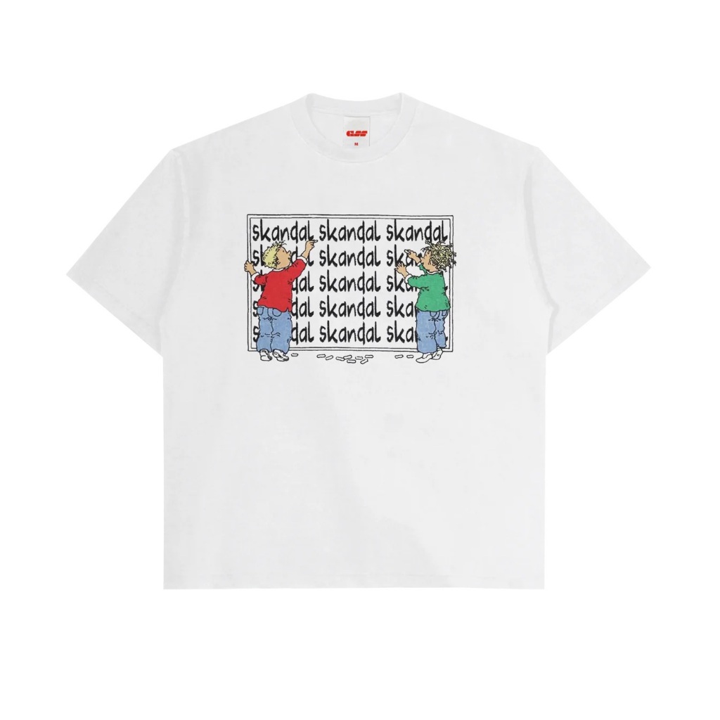 Skandal School Board T-shirt - White