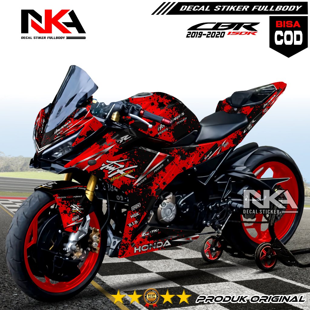 Stiker CBR 150R 2019-2020 Fullbody / Decal Stiker CBR 150R Motif Hayabusa