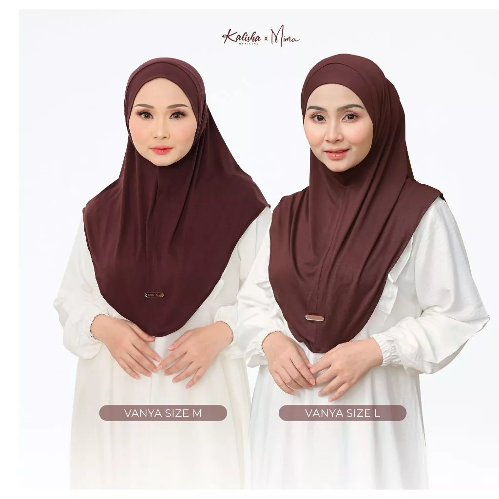 Jilbab Instan Kaos Rayon Hijab Bergo Kaos Kerudung Bergo Rayon Vanya