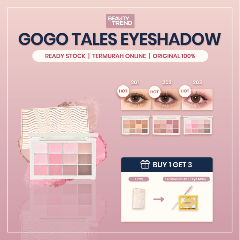 [READY ORI] Gogo Tales Eyeshadow Gogo Tales 12 Colour Eyeshadow Gogo Tales Eyeshadow Palette GT321