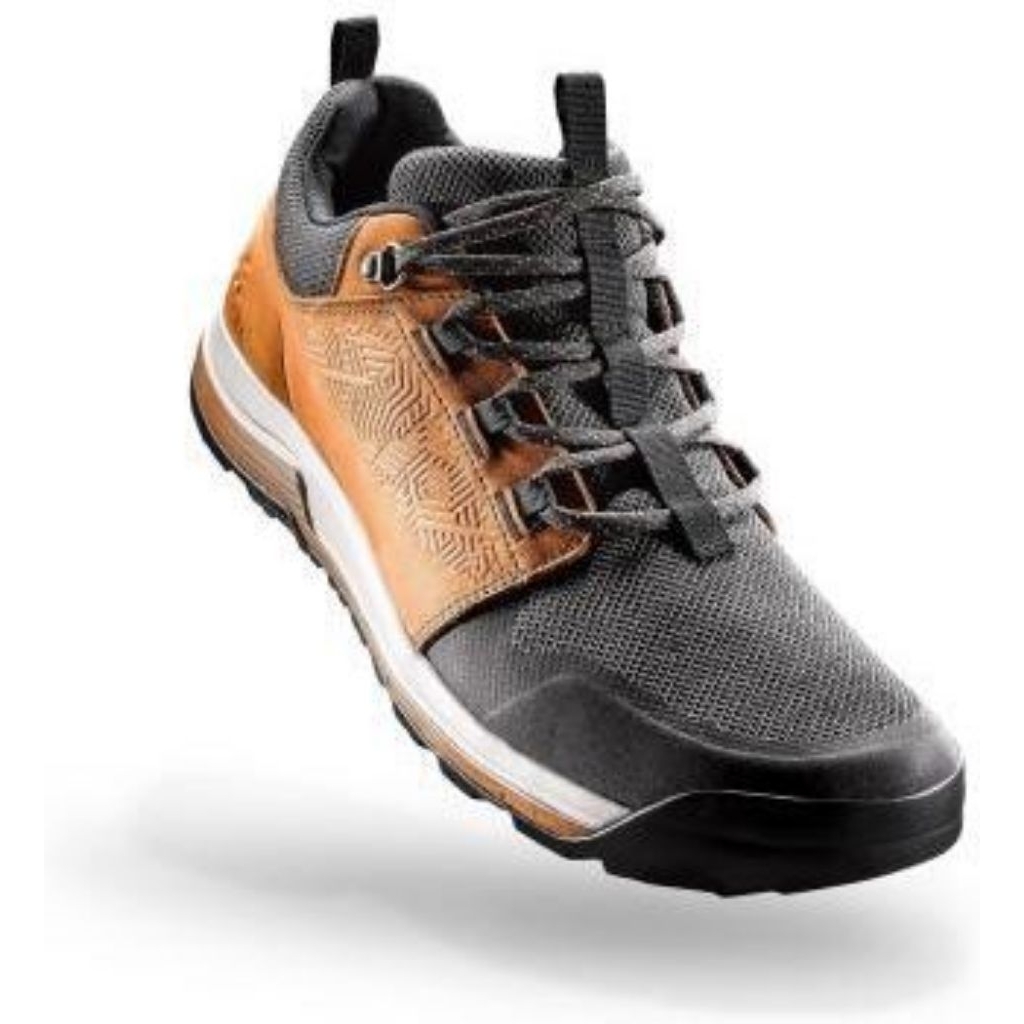 Sepatu Gunung Trekking Quechua NH500 Low Brown Grey size 43 insole 27.5 Kondisi Second Mulus like Ne