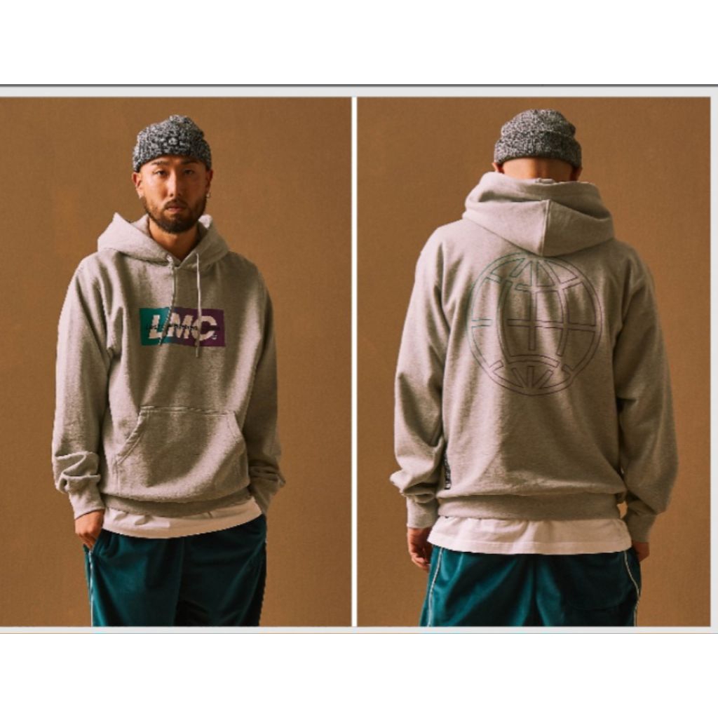 Hoodie LMC Globe Backprint Big Logo Hoodie Lost Management Cities