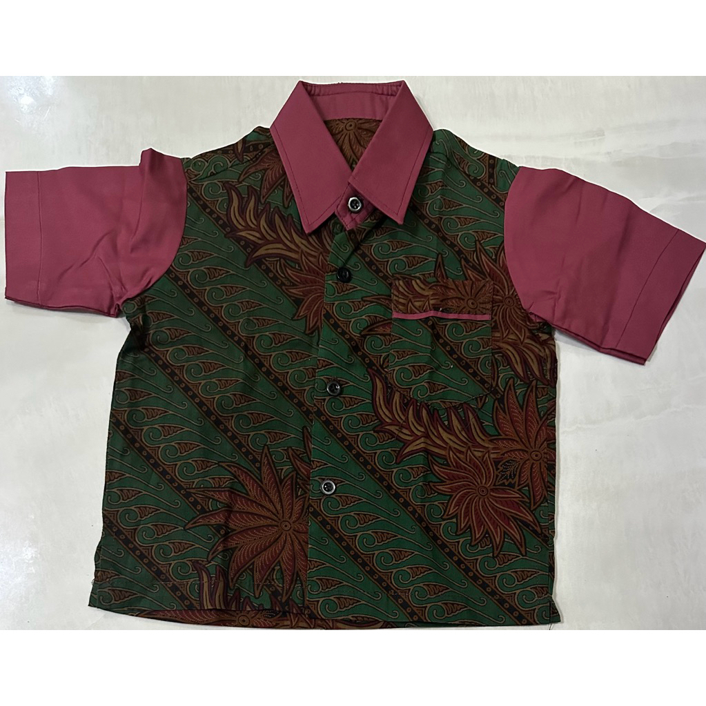 Atasan baju batik anak laki2