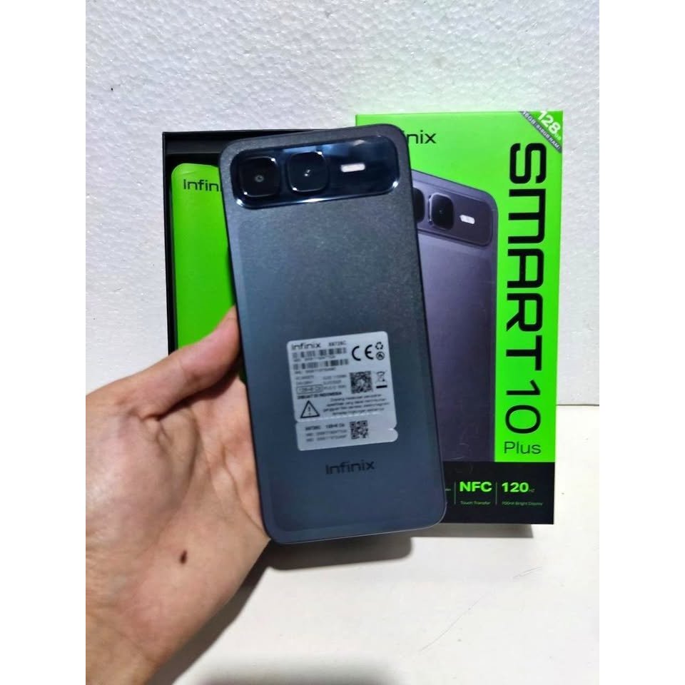 HP Infinix Smart 10 Plus + 8/128 Second Bekas Fullset Garansi ON