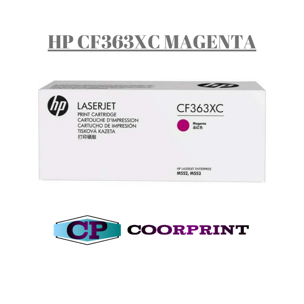 HP CF363XC High Yield Magenta Original Laserjet Toner Cartridge
