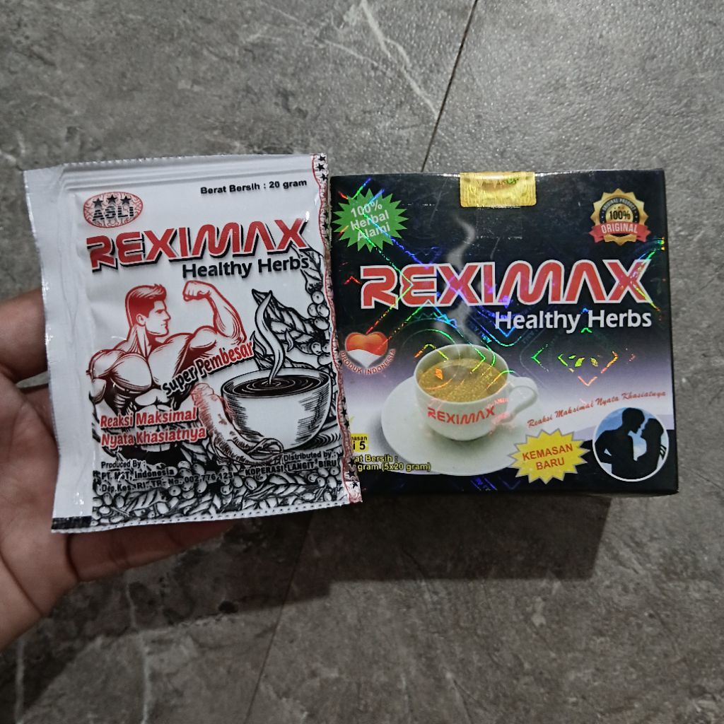 Kopi Reximax Healty Herbs 1 Box Isi 5 Sachet