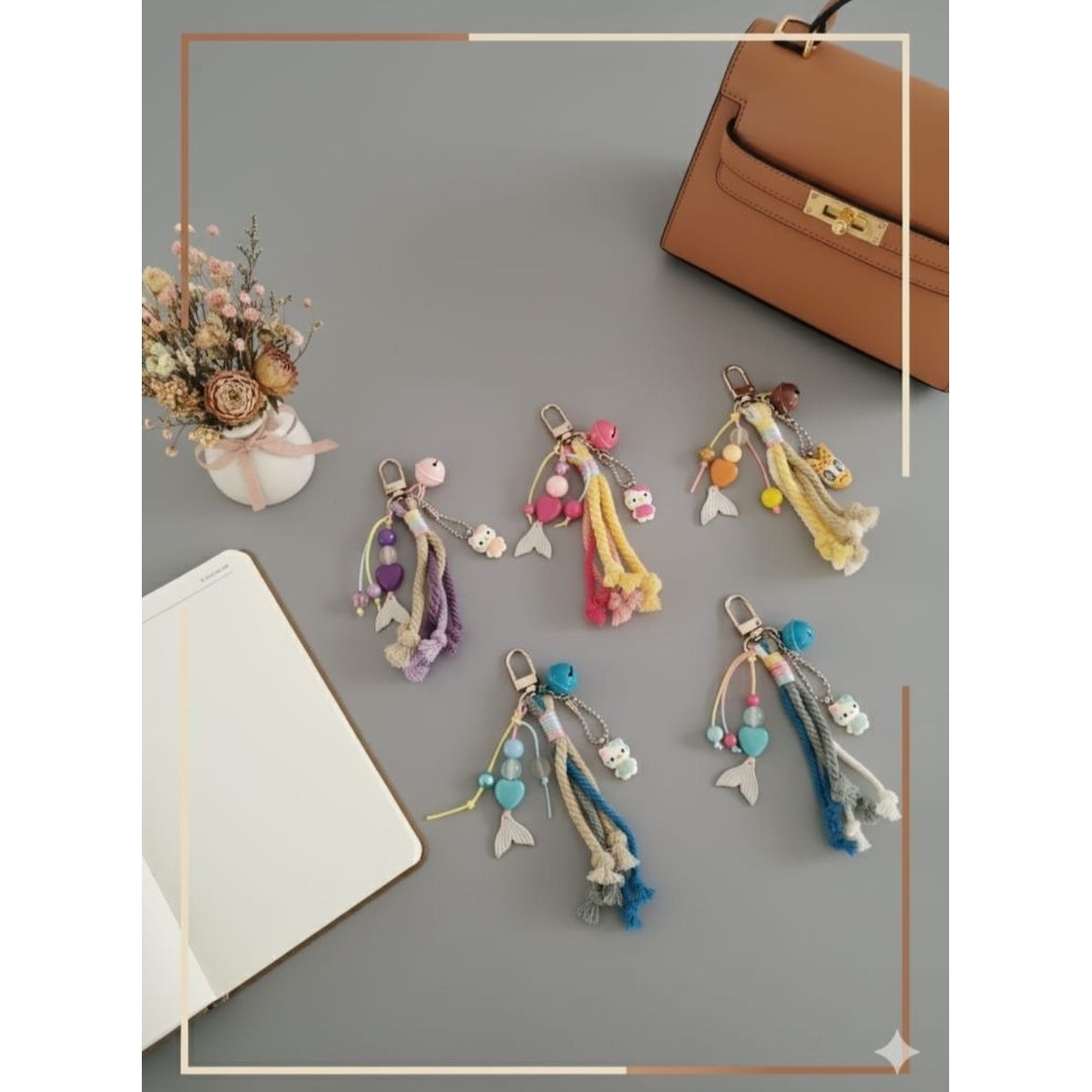 bagcharm tali macrame