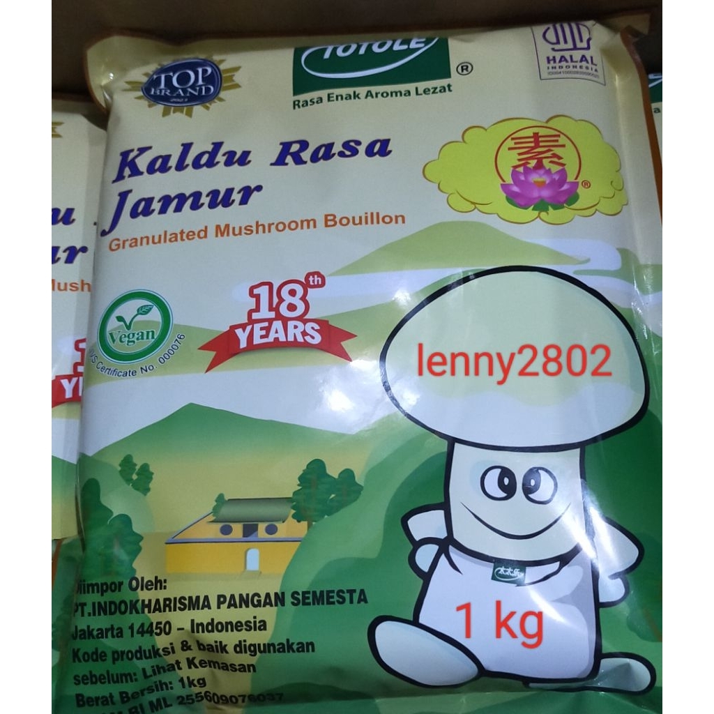 Totole 1kg Kaldu Jamur Totole 1 kg Mokucin Mokocin Totole 1000g