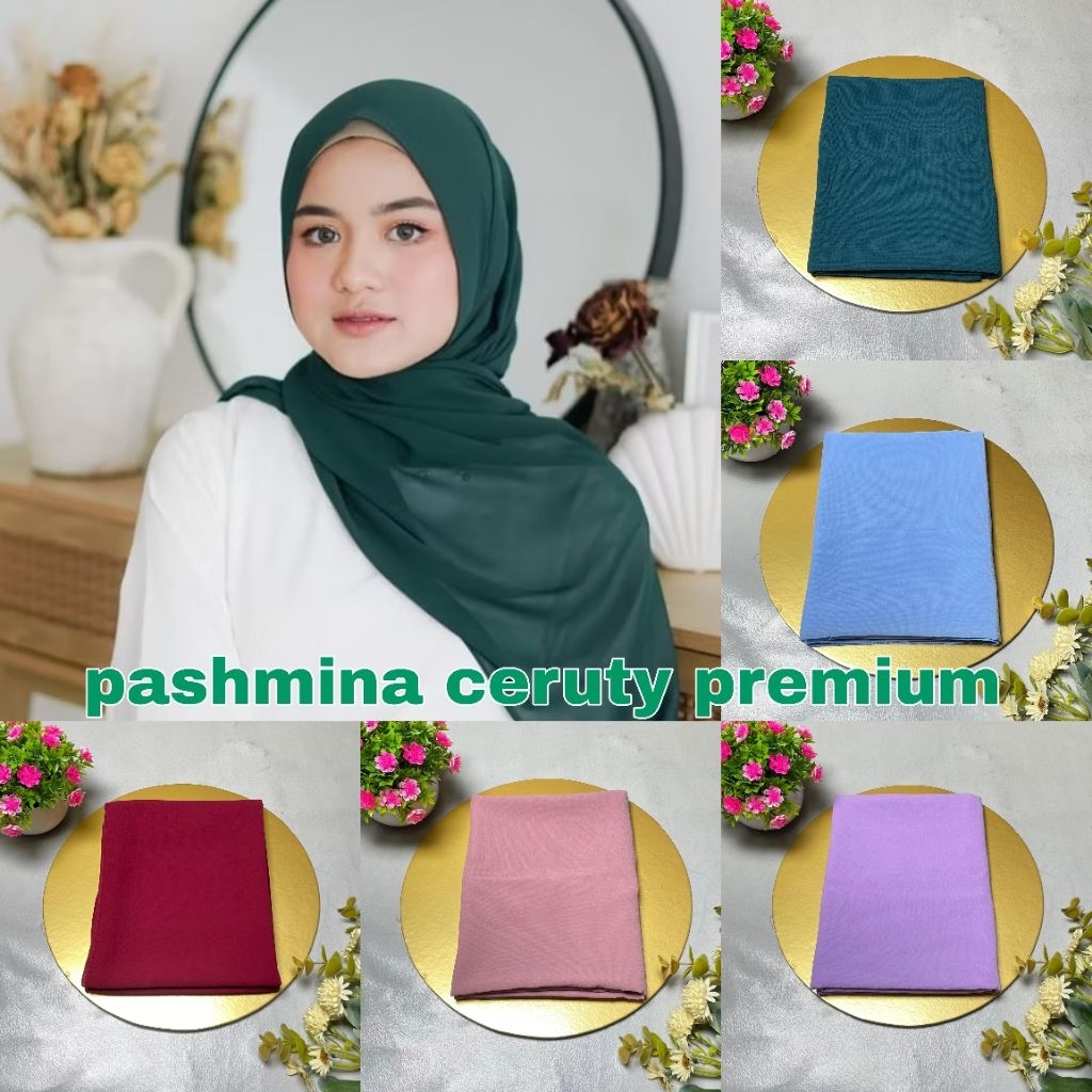 pashmina ceruty babydoll / pashmina ceruti premium / pashmina ceruti lembut / pashmina ceruty premiu