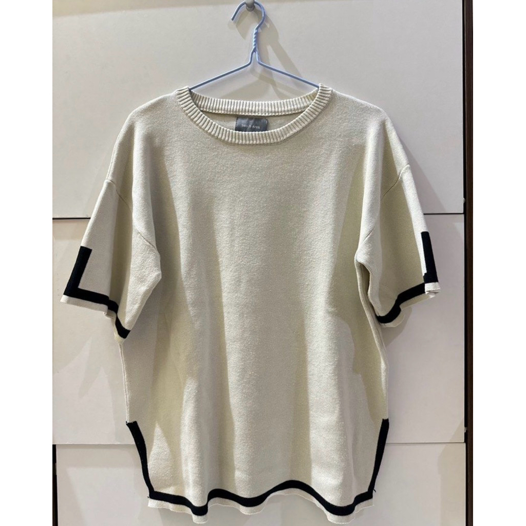 This Is April Knit Set (Top + Pants) - Cream