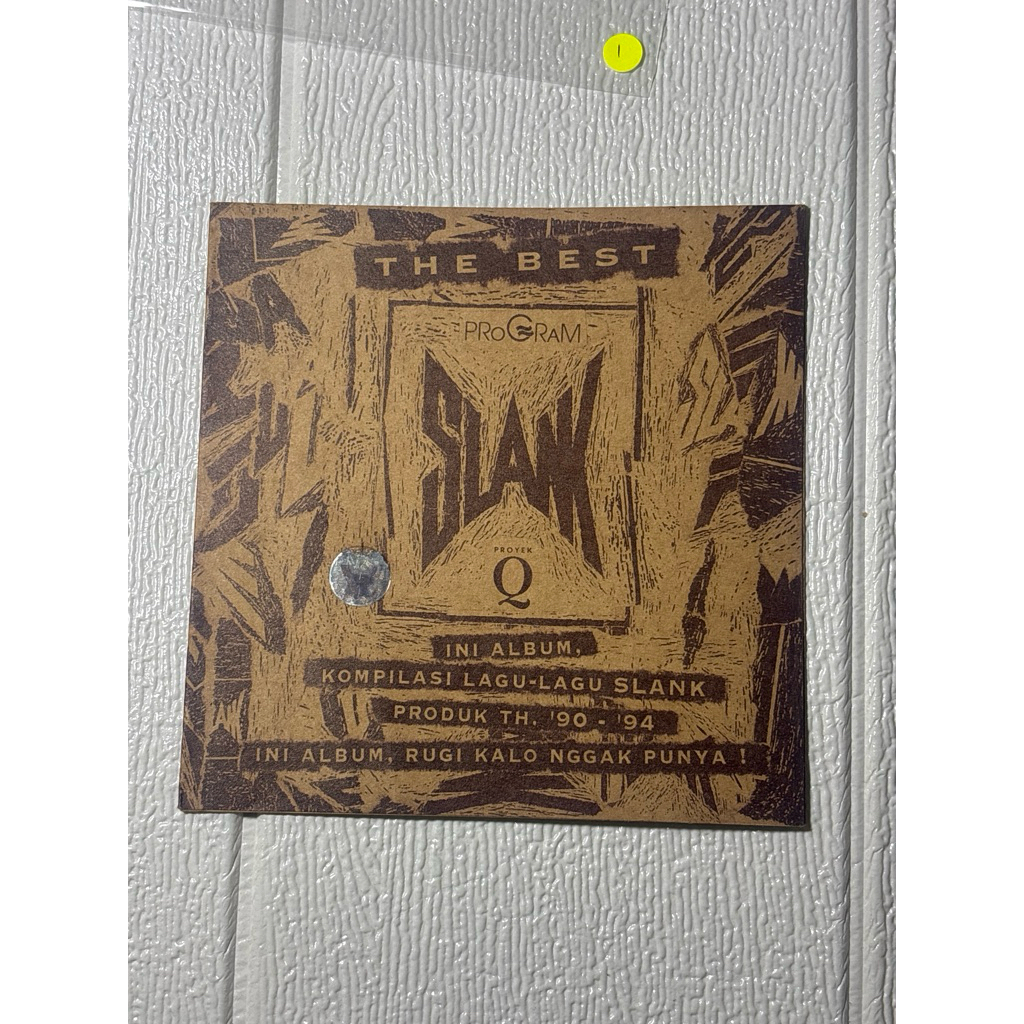 CD ALBUM SLANK THE BEST ORIGINAL