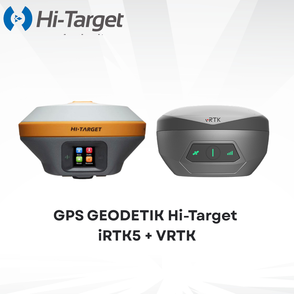 GPS Geodetik Hi-Target VRTK + Hi-Target iRTK GNSS RTK Receiver Garansi  Tahun