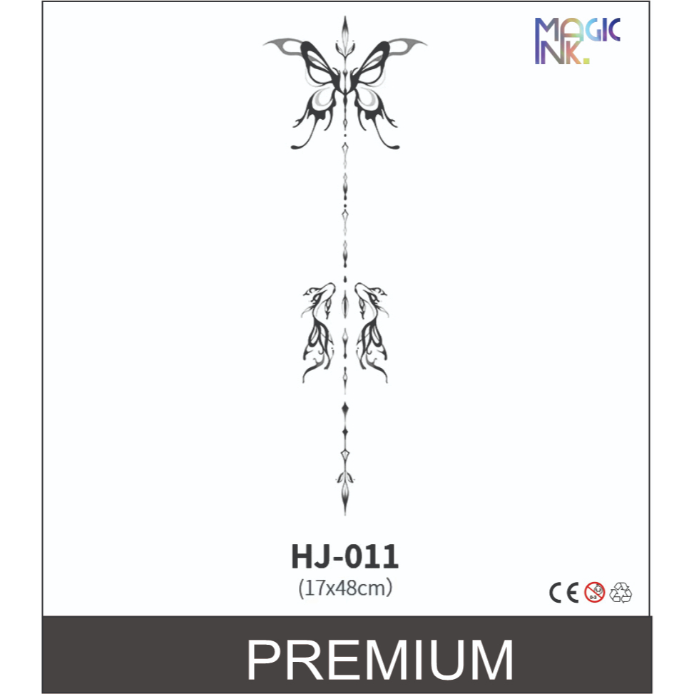 HJ-11 Tattoo Temporary Fruit Ink Punggung