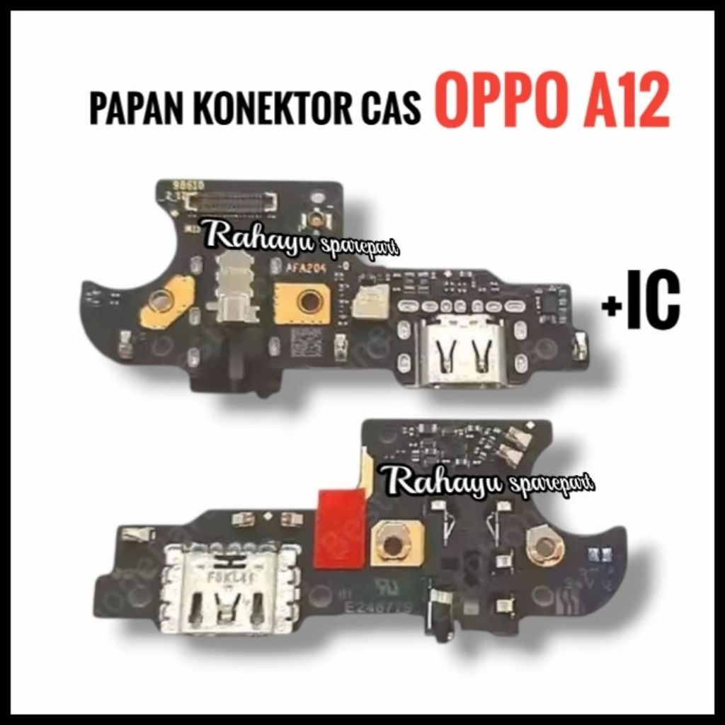 Papan Konektor Cas Oppo A12 2020 Original
