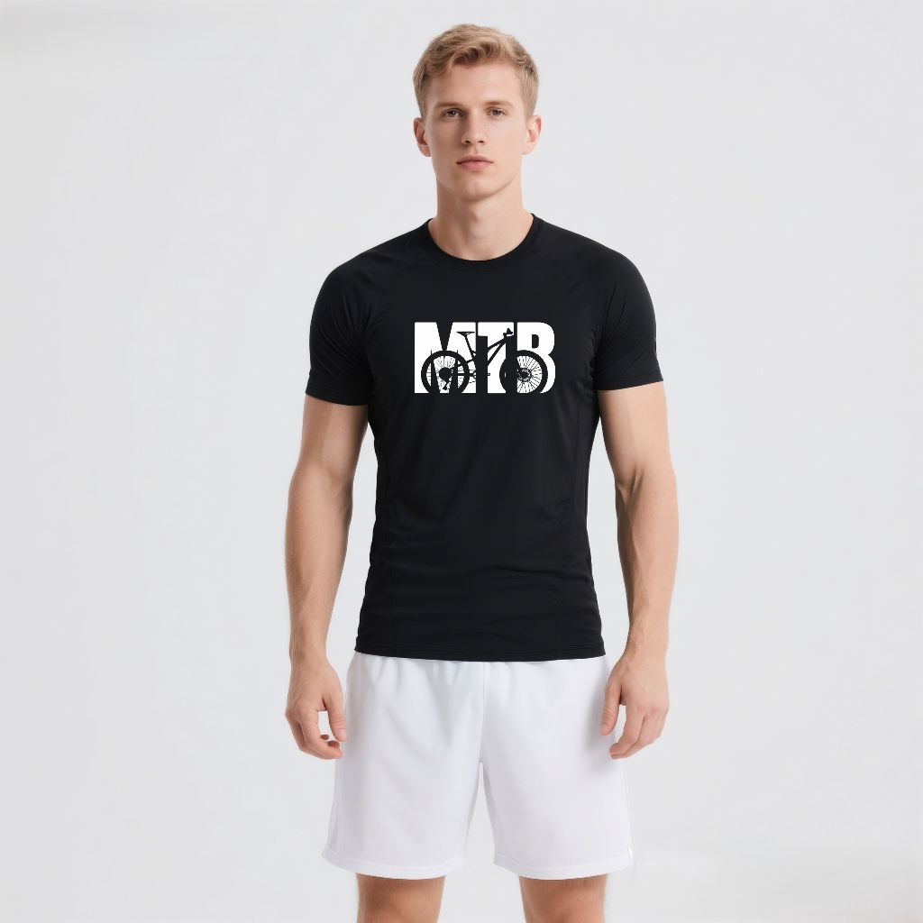 Madaha Kaos Baju Dry fit Jersey Olahraga Mountain Bike Polygon