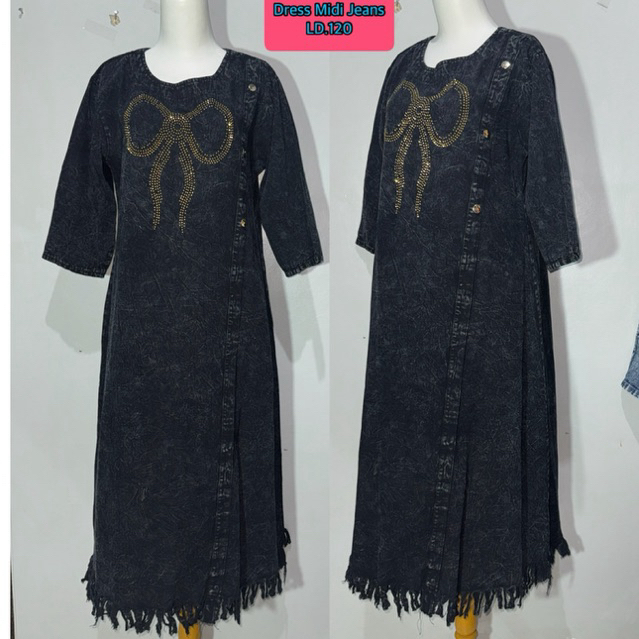 Midi dress jeans premium