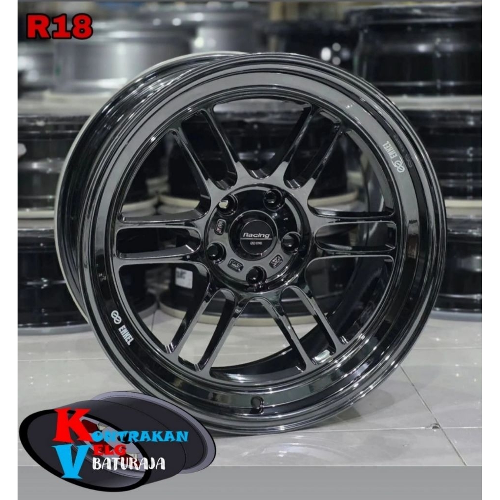 Velg Enkei RPF 1 R18 Black Chrome 5x114 ( INNOVA ERTIGA RUSH TERIOS XPANDER DLL)