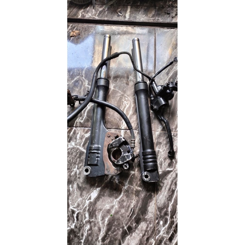 shockbreaker depan Shok depan fullset cakram depan Yamaha x ride X-Ride 115 original