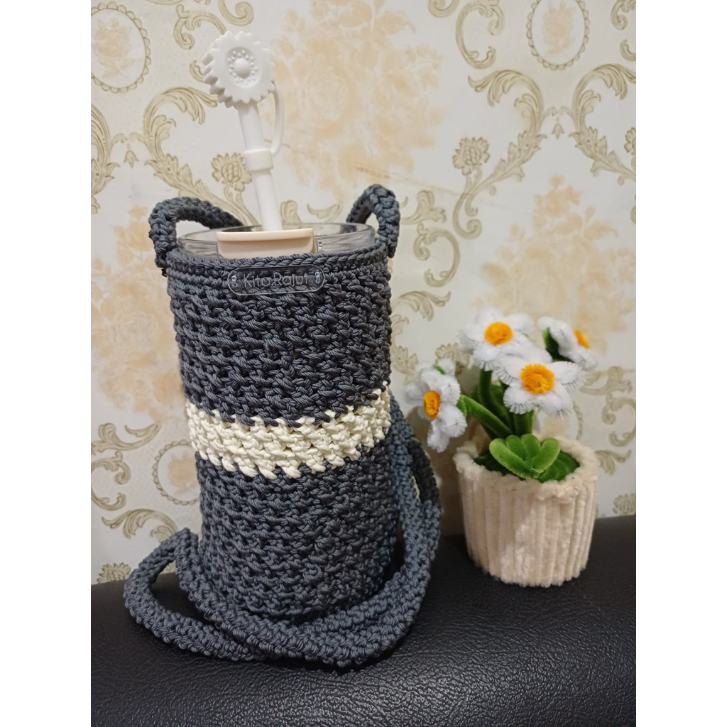 tas tumbler rajut