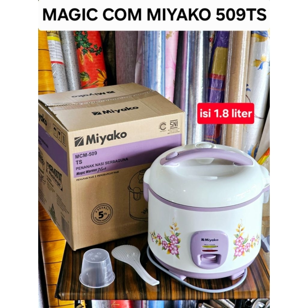 MAGIC COM MIYAKO 1.8 LITER 1.5KG MERK MIYAKO