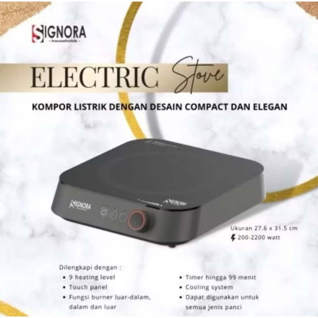 Kompor Listrik Signora Electric Stove